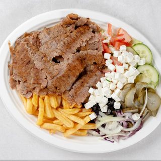 Talerz Kebab z Serem Feta (duży)