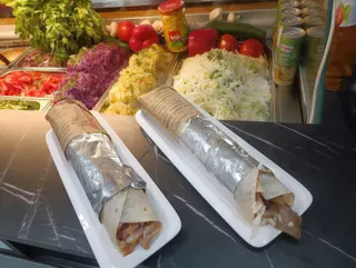 Rollo cheese frytkami duży