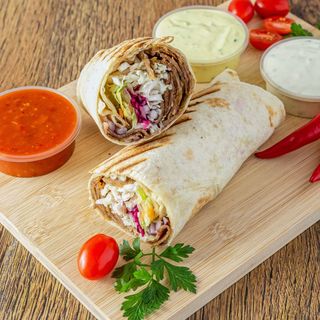 Kebab Rollo z Frytkami