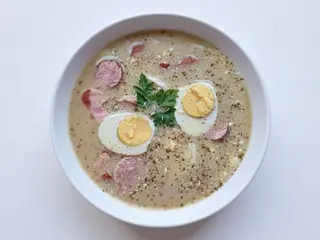 Zupa Żurek z jajkiem