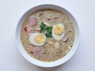 Zupa Żurek z jajkiem