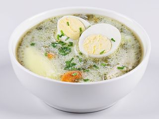 Zupa szczawiowa z jajem