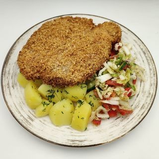 Kotlet schabowy w chrupiącej panierce