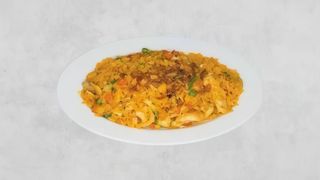 Ryż smażone rozmaitości z krewetkami