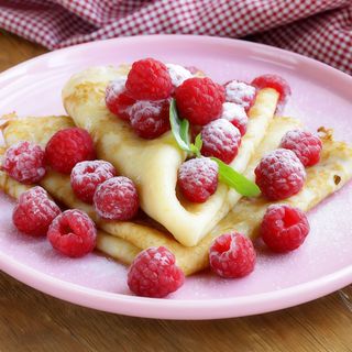 Nalesniki z mascarpone i owocami 2 szt.