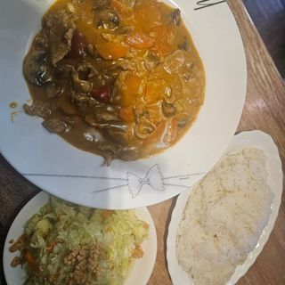 Wieprz. curry z pieczarkami duże