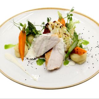 Pierś z kurczaka w sosie gorgonzola