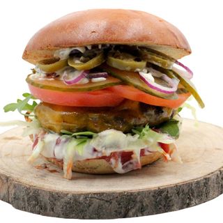 Zestaw Classic Jalapeno Burger + pieczone ziemniaki