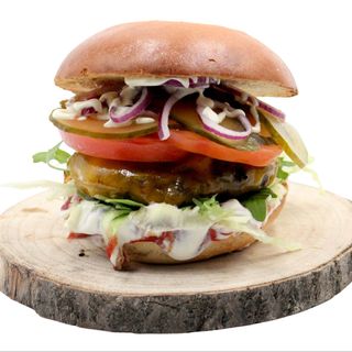 Zestaw Burger Klasyczny + pieczone ziemniaki