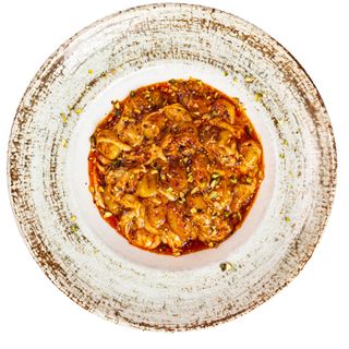 Zapiekane gnocchi z ndują, gorgonzolą i pistacjami