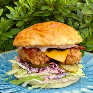 Bacon Cheese Fried Chicken