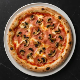 Proscuiutto e Funghi