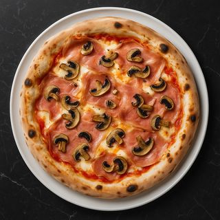 Proscuiutto e Funghi