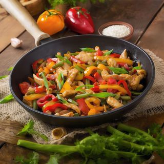 Makaron sojowy z kurczakiem bez warzyw