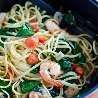 Makaron Linguine ai Gamberi