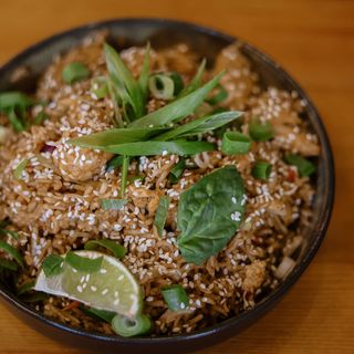 Ryż smażony z krewetkami