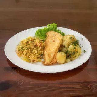 Eskalop z piersi kurczaka.