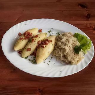 Cepeliny z mięsem z kapustą zasmażaną 3 szt.