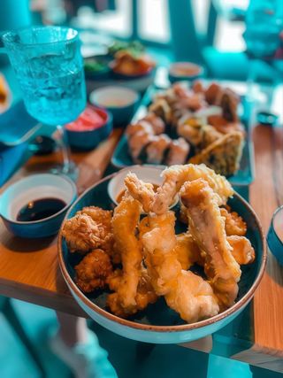 Tempura krewetki