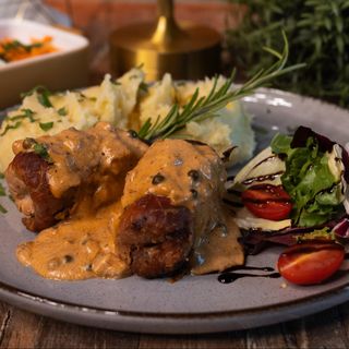 ZRAZIKI W SOSIE Z ZIELONEGO PIEPRZU 550 g