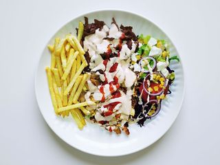 Talerz z kurczakiem duży