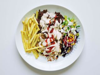 Talerz z kurczakiem i serem duży