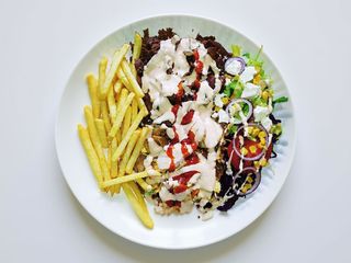 Talerz z mięsem mieszany mega