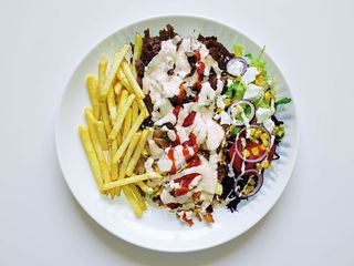 Talerz z mięsem mieszanym i serem mega