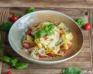 Papardelle aglio e olio