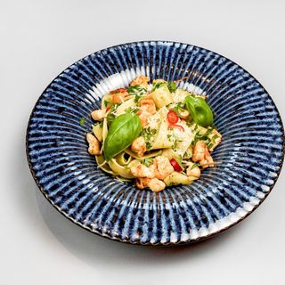 PAPPARDELLE AGLIO OLIO Z KURCZAKIEM