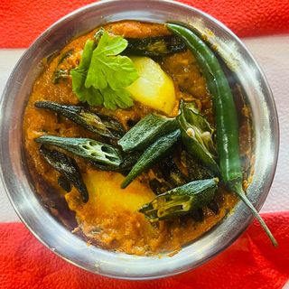 Chitwan aloo bhindi