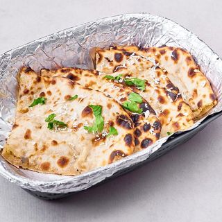 Cheese garlic coriander parantha