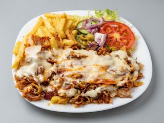 Talerz kebab z baraniny