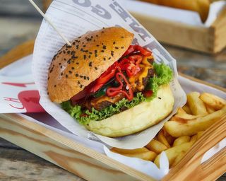 Burger Fire Starter