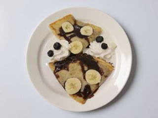 Naleśniki z Nutellą i bananem 2szt
