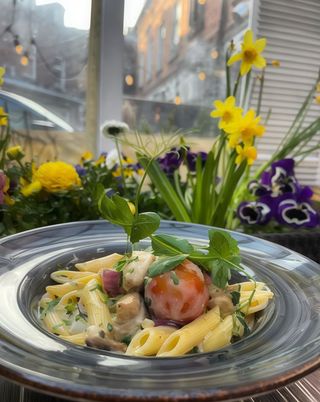 Makaron Penne z kurczakiem