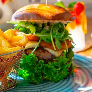 Burger Sztuka Boczniaka WEGE