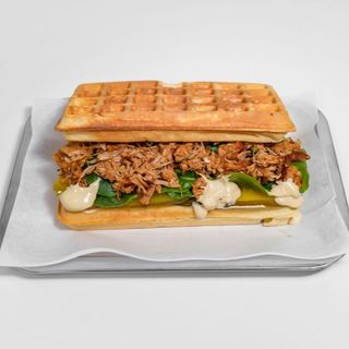 Gofr szarpana wieprzowina