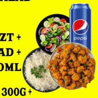 Chicken pakora 7szt+Rice 200g+Sałatki+ pepsi 200ml