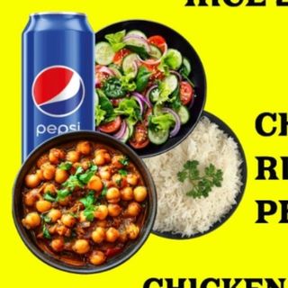 Chana Masala 300g+Rice 200g+Sałatki+pepsi 200ml