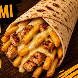 Pita frytki + ser mała