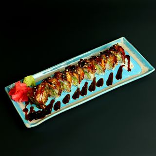 Uramaki Dragon Yuzu Roll