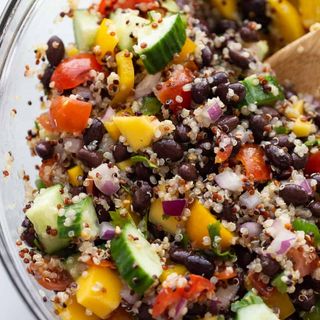 Black Chickpea & Quinoa Salad
