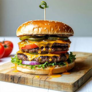 Double burger 400g