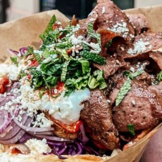 Kanapka gruby Kebab Smart XXL bez surówki