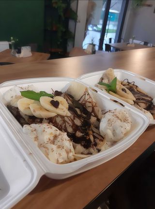 Naleśnik z nutellą i bananem 230g