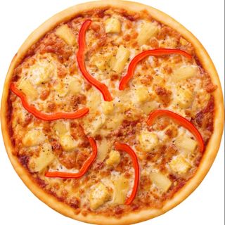 Pizza nr 7. Trump BBQ in Jamaica 50cm