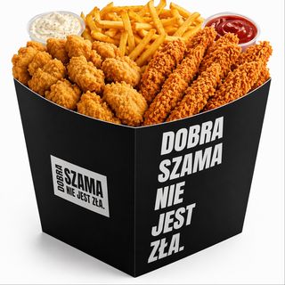 Kubełek L - 15 polędwiczek + 200g frytek + 2 sosy