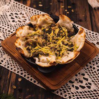 Zapiekane pierogi z brokułem