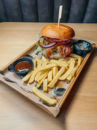 BBQ Burger Zestaw